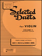 SELECTED DUETS #2 VIOLIN cover